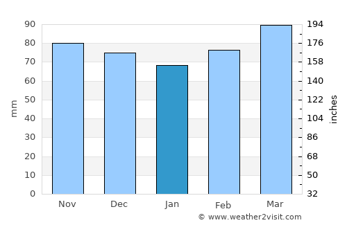 Fincastle average rain in January
