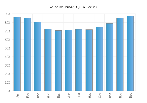 Focuri relative humidity averages
