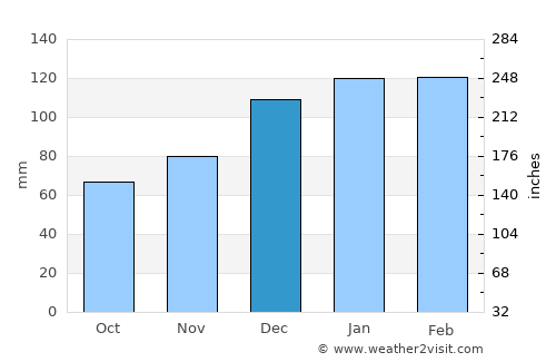 Forsyth average rain in December