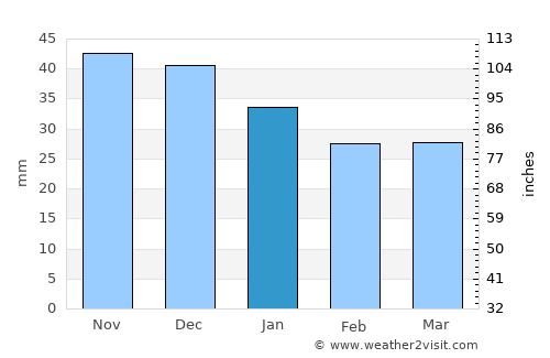 Frankfurt (Oder) average rain in January