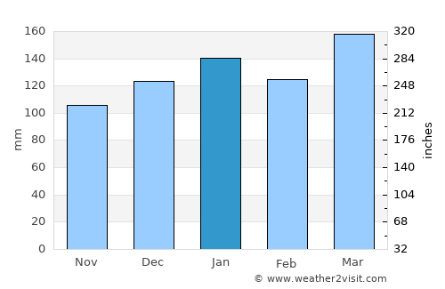 Gainesville average rain in January