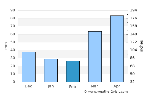 Gallatin average rain in February