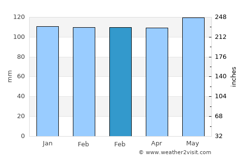 Gallatin average rain in February