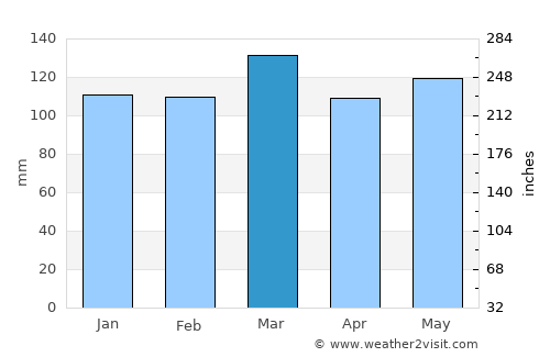 Gallatin average rain in March