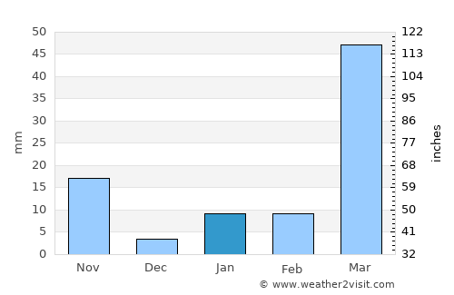 Gauripur average rain in January