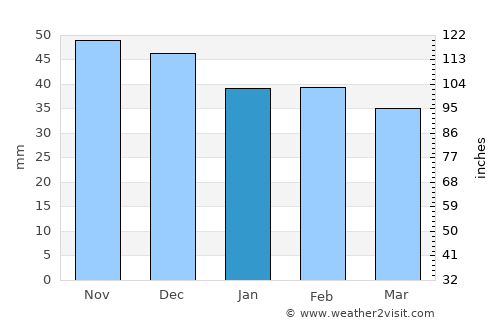General-Toshevo average rain in January