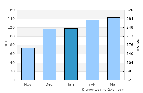 Geneva average rain in January