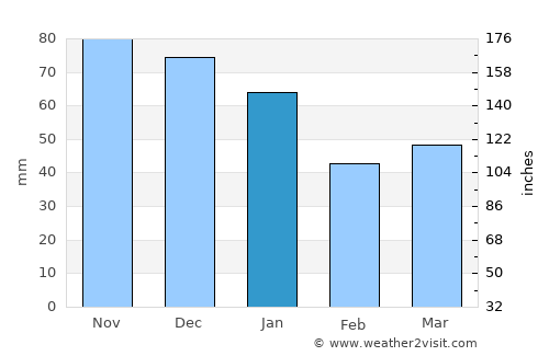 Gnosjö average rain in January