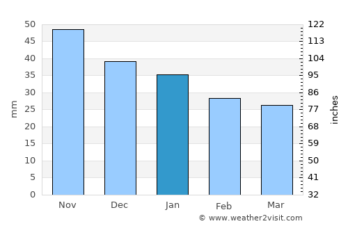 Gorokhovets average rain in January