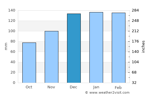 Greensboro average rain in December