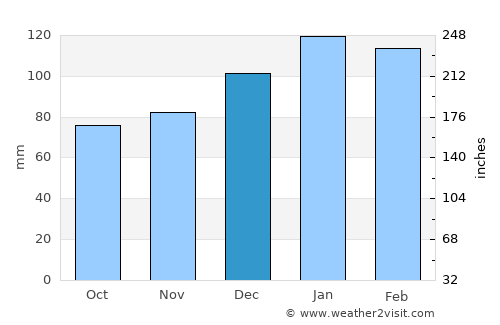 Greensboro average rain in December