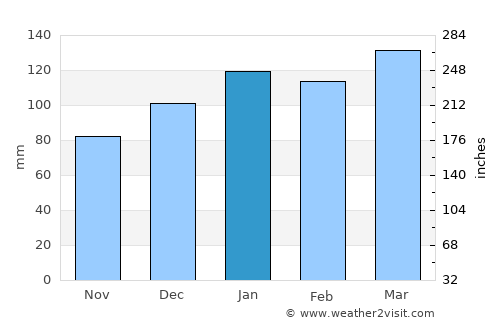 Greensboro average rain in January