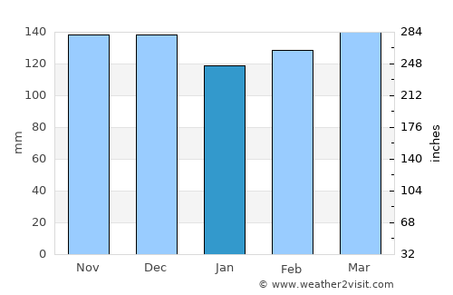 Greenville average rain in January