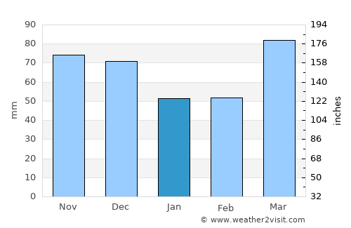 Greenville average rain in January