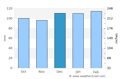 Greenville average rain in December