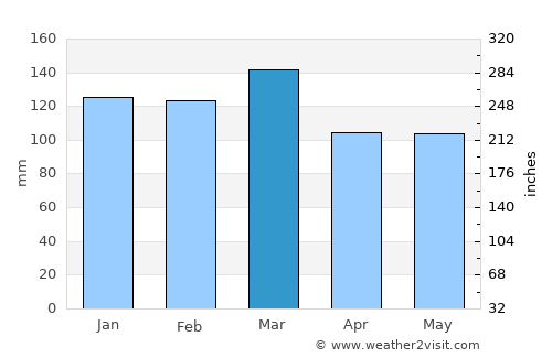 Griffin average rain in March