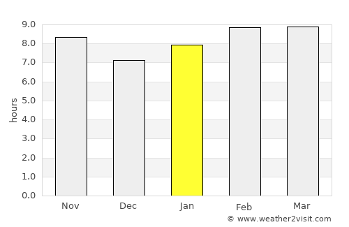 Guanajuato average rain in January