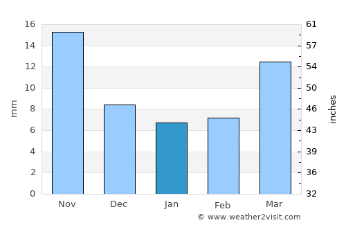 Hadgaon average rain in January