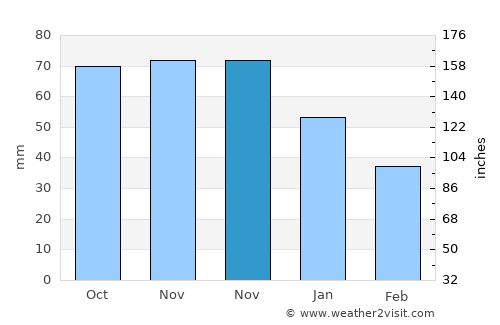 Hammel average rain in November