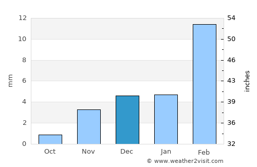 Hāsilpur average rain in December