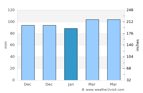 Hasköy average rain in January