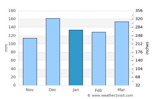 Hazlehurst average rain in January