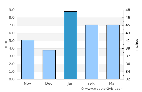 Hindaun average rain in January