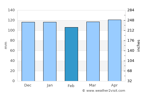 Homer average rain in February