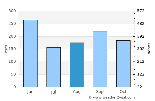 Homestead average rain in August