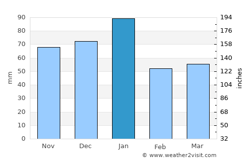 Houghton average rain in January