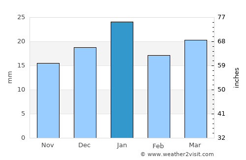 Imam Qasim average rain in January