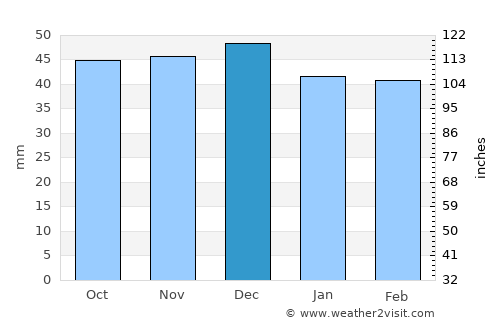 Intregalde average rain in December
