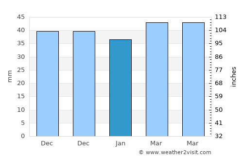 İspir average rain in January
