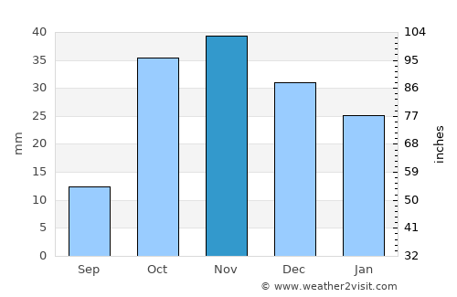 Ivanovo-Alekseyevka average rain in November