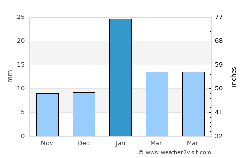 Jaisinghnagar average rain in January