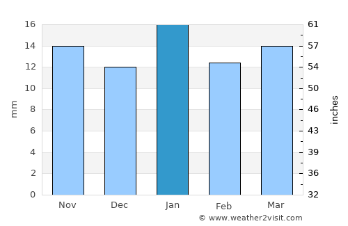 Jaumave average rain in January