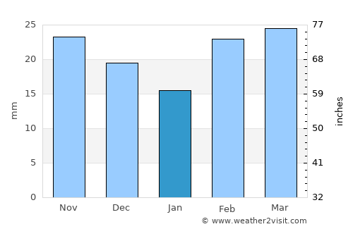 Jayton average rain in January
