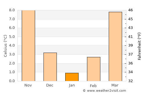 Johnson City average temperature in January