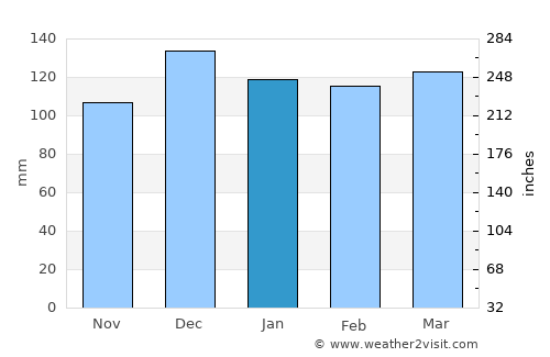 Jonesboro average rain in January