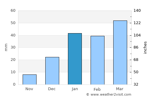 Kalanaur average rain in January