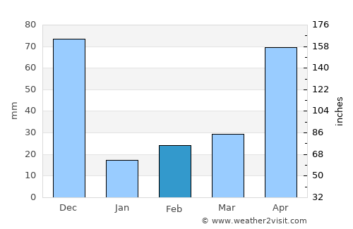 Kallupatti average rain in February
