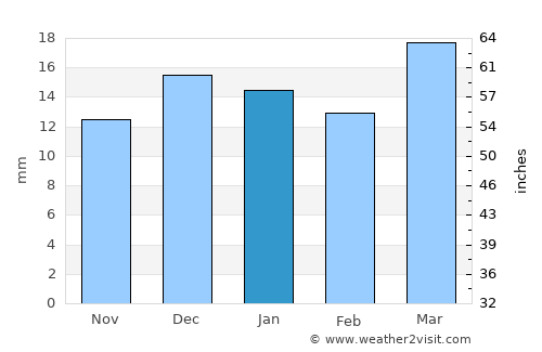 Kalmeshwar average rain in January