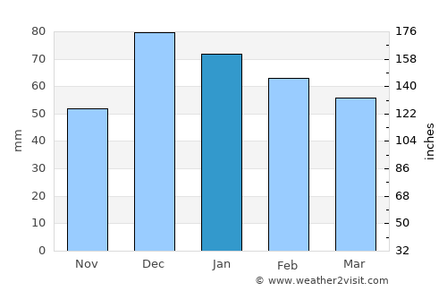Karahallı average rain in January