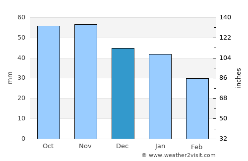 Karttula average rain in December