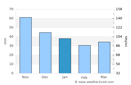 Kirkenær average rain in January