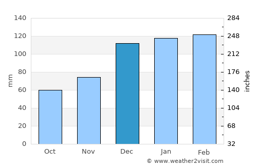 Knoxville average rain in December