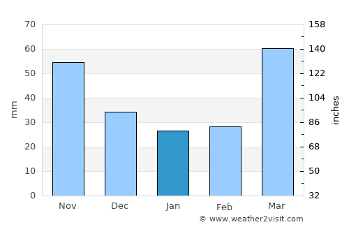 Knoxville average rain in January