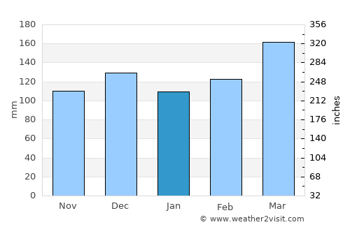 Lalago average rain in January