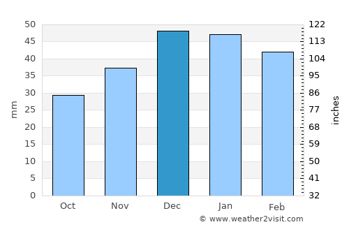 Leadville average rain in December