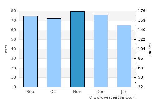 Lemmer average rain in November